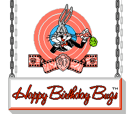 The Bugs Bunny Birthday Blowout title screenshot